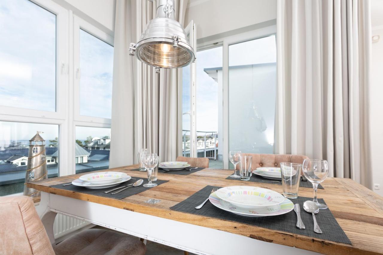 Strandnahe Fewos Mit Meerblick Und Dachterrasse, Residenz Bel Vital - Kategorie E Остзебад Бинц Номер фото
