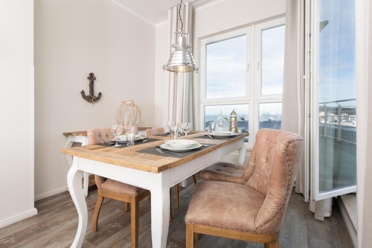 Strandnahe Fewos Mit Meerblick Und Dachterrasse, Residenz Bel Vital - Kategorie E Остзебад Бинц Номер фото