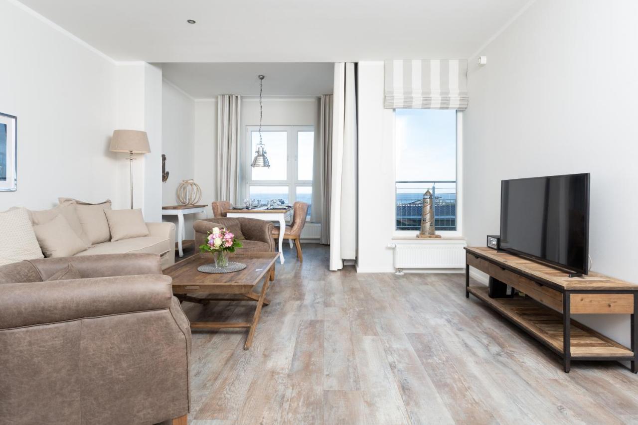 Strandnahe Fewos Mit Meerblick Und Dachterrasse, Residenz Bel Vital - Kategorie E Остзебад Бинц Номер фото