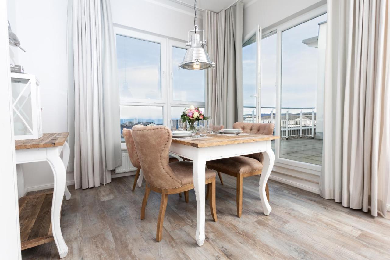 Strandnahe Fewos Mit Meerblick Und Dachterrasse, Residenz Bel Vital - Kategorie E Остзебад Бинц Номер фото