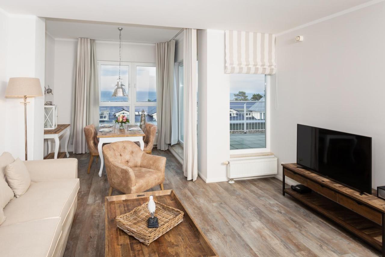 Strandnahe Fewos Mit Meerblick Und Dachterrasse, Residenz Bel Vital - Kategorie E Остзебад Бинц Номер фото